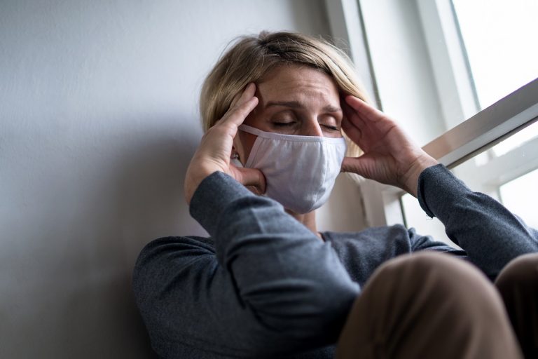 woman during the pandemic